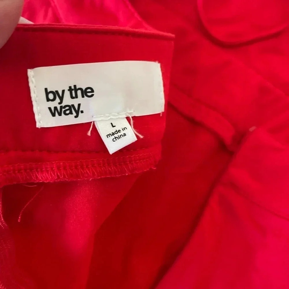 Revolve by the way red laced open back mini dress - image 7